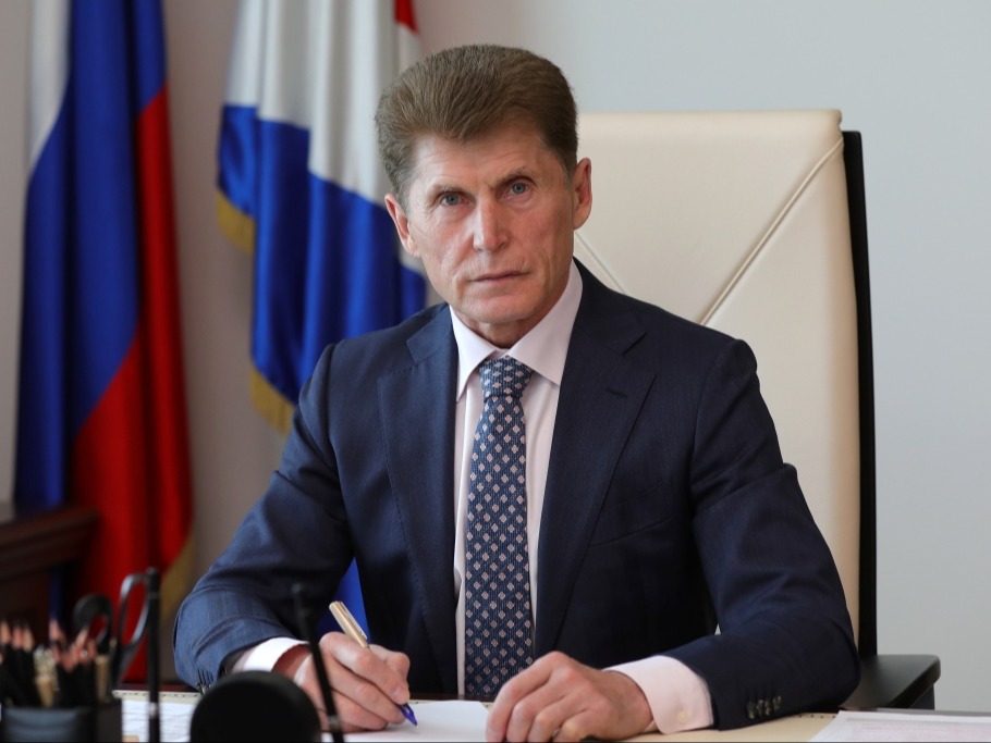 Поздравление Губернатора Приморского края Олега Кожемяко с Днём пограничника.